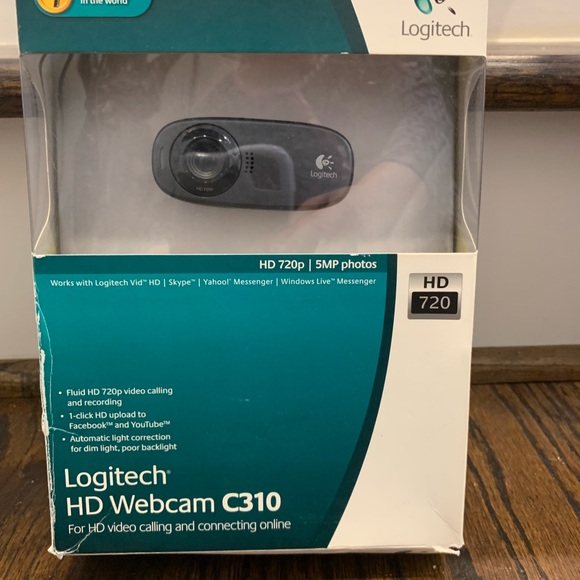 Logitech
C310 HD 720p WebCam Built in Microphone 5MP Black - Picture 1 of 6